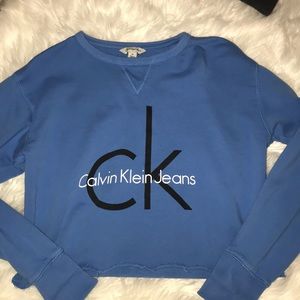 Calvin Klein cropped sweatshirt